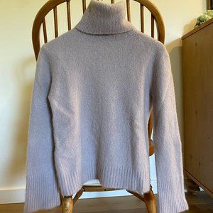 360 Cashmere Lavender Turtleneck Sweater